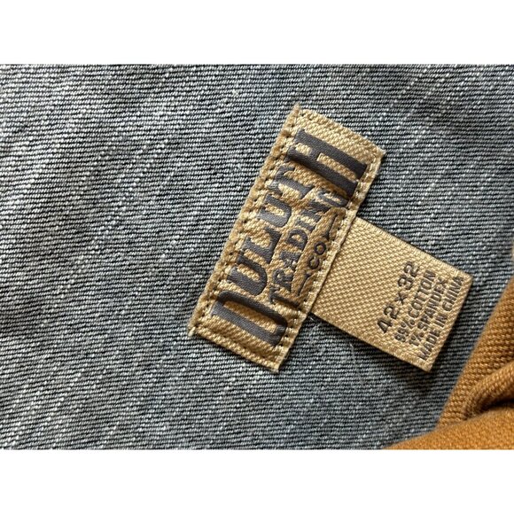 Duluth Trading Co. Flex Ballroom Jeans 42x32 Relaxed Fit Mens Denim Blue - Picture 2 of 8